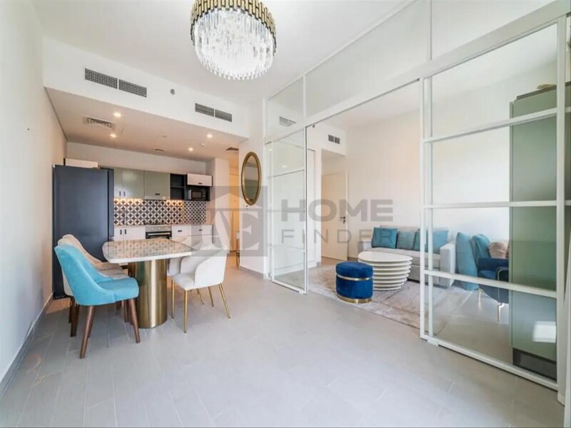 Apartment for Sale in Golfville Block A - Dubai Hills, Dubai - Ready to Move-in with Golf and Pool View | Best Location |Cheapest Deal at 1875000 AED